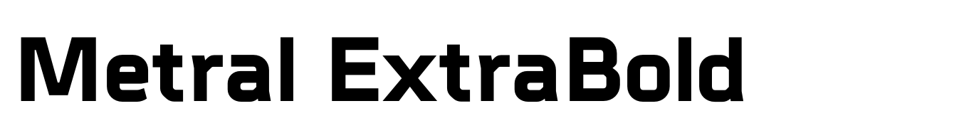 Metral ExtraBold